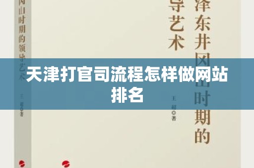 天津打官司流程怎样做网站排名