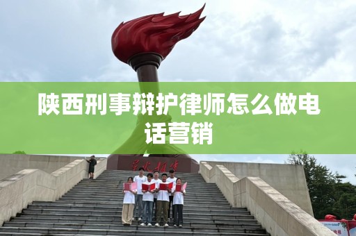 陕西刑事辩护律师怎么做电话营销