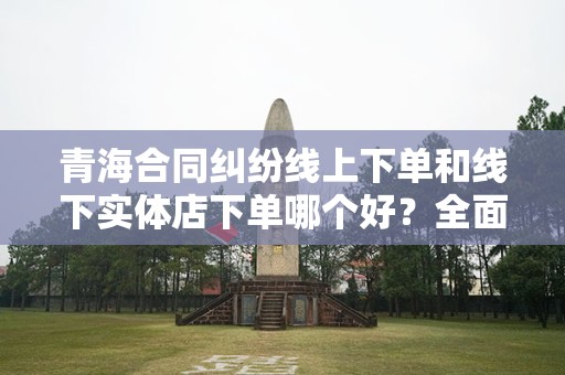 青海合同纠纷线上下单和线下实体店下单哪个好？全面分析