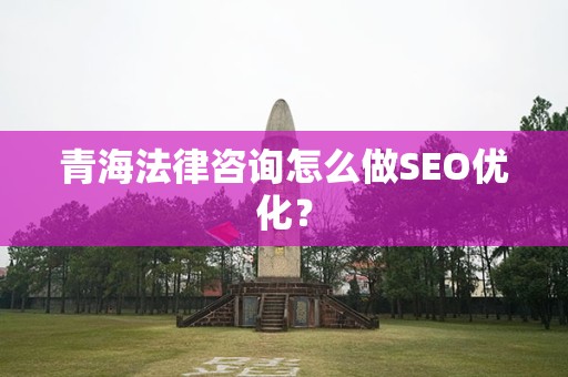 青海法律咨询怎么做SEO优化？