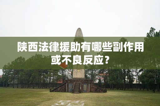 陕西法律援助有哪些副作用或不良反应？