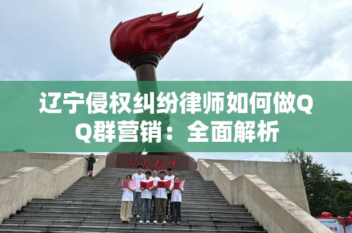 辽宁侵权纠纷律师如何做QQ群营销：全面解析