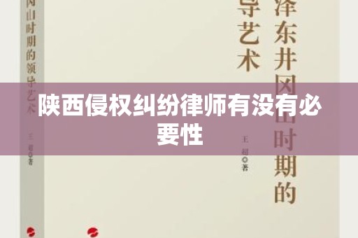 陕西侵权纠纷律师有没有必要性
