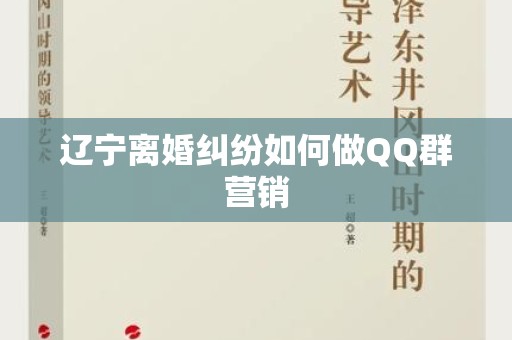 辽宁离婚纠纷如何做QQ群营销