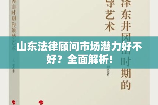 山东法律顾问市场潜力好不好？全面解析!