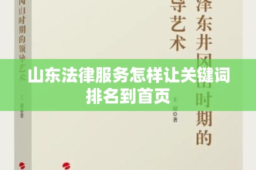 山东法律服务怎样让关键词排名到首页