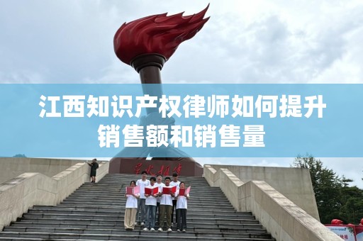 江西知识产权律师如何提升销售额和销售量