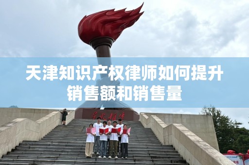 天津知识产权律师如何提升销售额和销售量