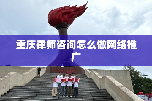 重庆律师咨询怎么做网络推广