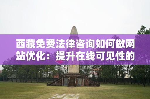 西藏免费法律咨询如何做网站优化：提升在线可见性的全面指南