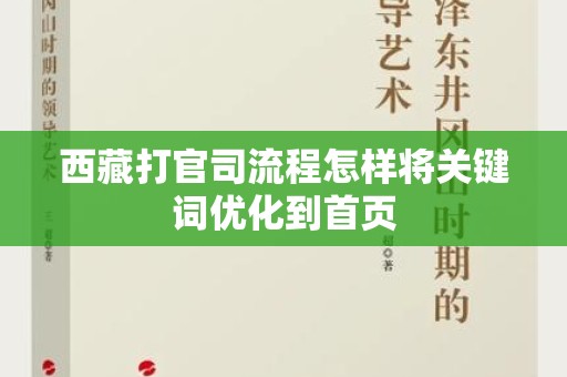 西藏打官司流程怎样将关键词优化到首页