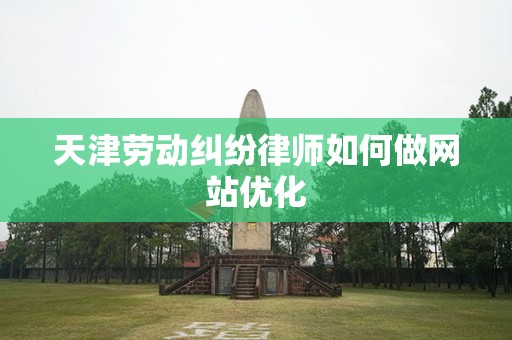 天津劳动纠纷律师如何做网站优化