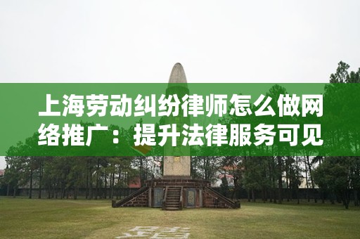 上海劳动纠纷律师怎么做网络推广：提升法律服务可见性的全方位策略
