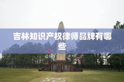 吉林知识产权律师品牌有哪些