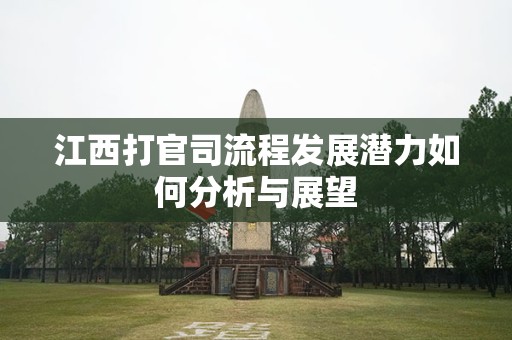 江西打官司流程发展潜力如何分析与展望