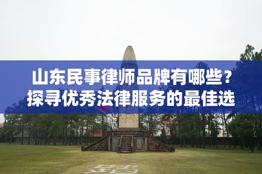 山东民事律师品牌有哪些？探寻优秀法律服务的最佳选择