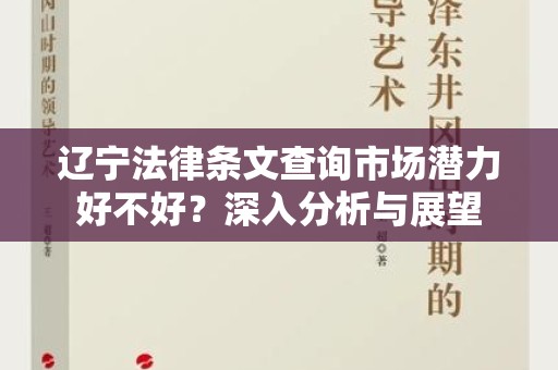 辽宁法律条文查询市场潜力好不好？深入分析与展望