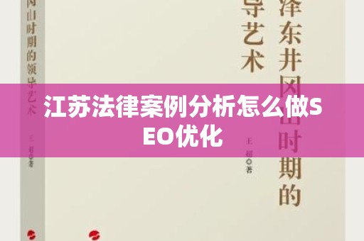 江苏法律案例分析怎么做SEO优化