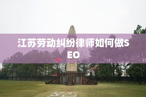 江苏劳动纠纷律师如何做SEO