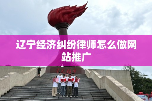 辽宁经济纠纷律师怎么做网站推广